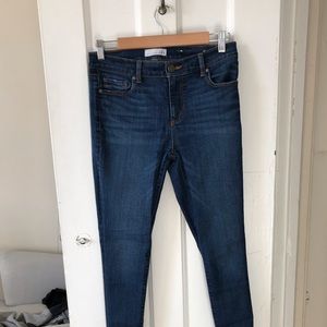 Skinny blue jeans from Loft